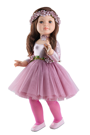 Виниловая кукла Лидия Балерина, шарнирная,  60 см